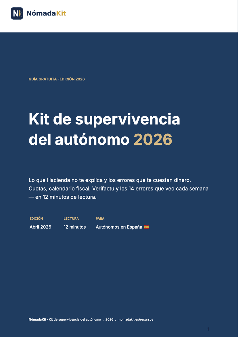 Portada Kit de supervivencia del autónomo 2026